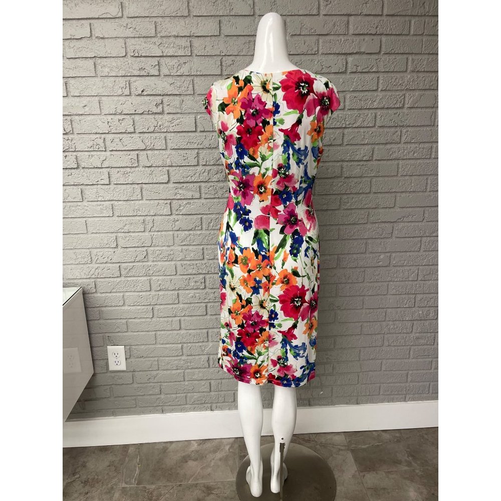 American Living Floral Print Midi Dress - Multicolor - Picture 5 of 10